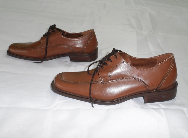 Туфлі чоловічі шкіряні коричневі 41 р., фото №5