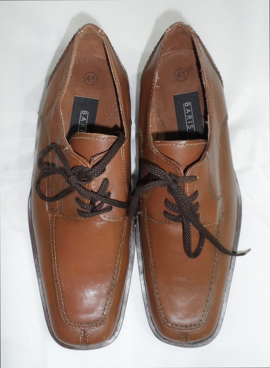 Туфлі чоловічі шкіряні коричневі 41 р., фото №7