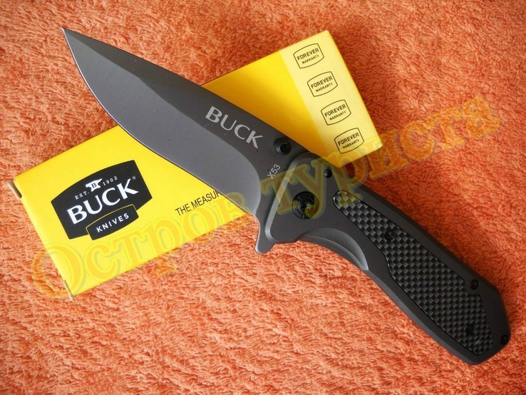 Нож складной Buck X53 Frame Lock клипса реплика, numer zdjęcia 2