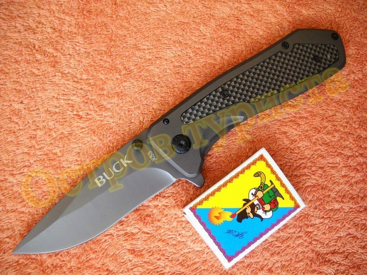 Нож складной Buck X53 Frame Lock клипса реплика, numer zdjęcia 4