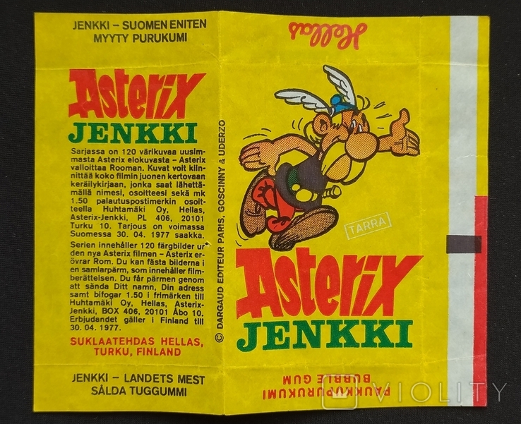 Обгортки JENKKI, Asterix і співавт., 1977., фото №10