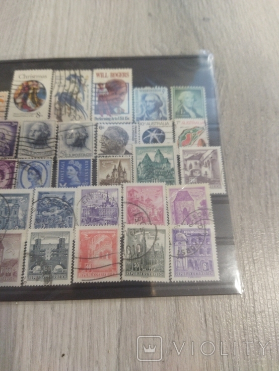 Микс почтовые марки Европы и Америки. Лист 4, фото №5
