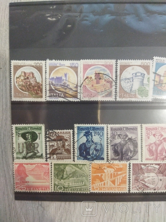 Микс почтовые марки Европы и Америки. Лист 5, фото №3