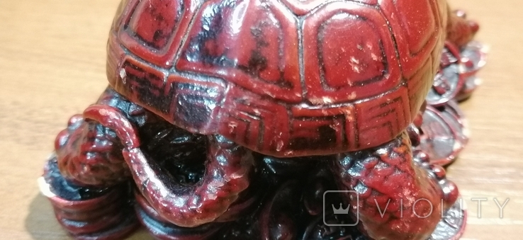 Сувенір важка черепаха на монетах, фото №9