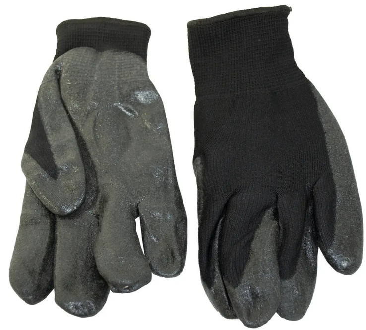 Перчатки з латексним покриттям та утеплювачем, фото №3