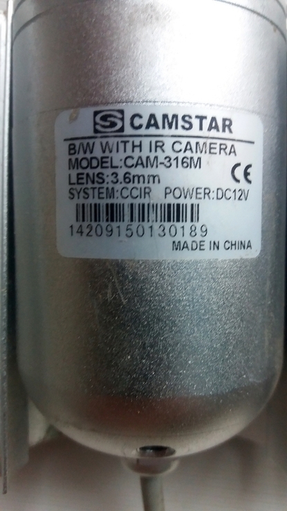 Камеры видеонаблюдения Camstar CAM-316M. 3 шт. одним лотом., фото №6