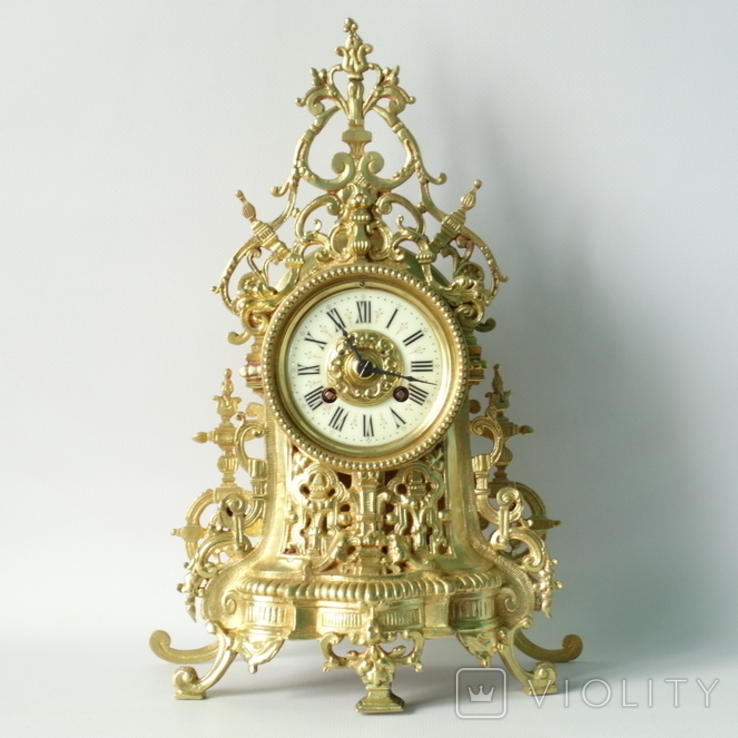 Бронзовий годинник XIX ст. від Japy Freres, фото №2