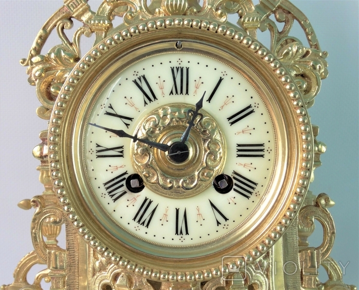Бронзовий годинник XIX ст. від Japy Freres, фото №6