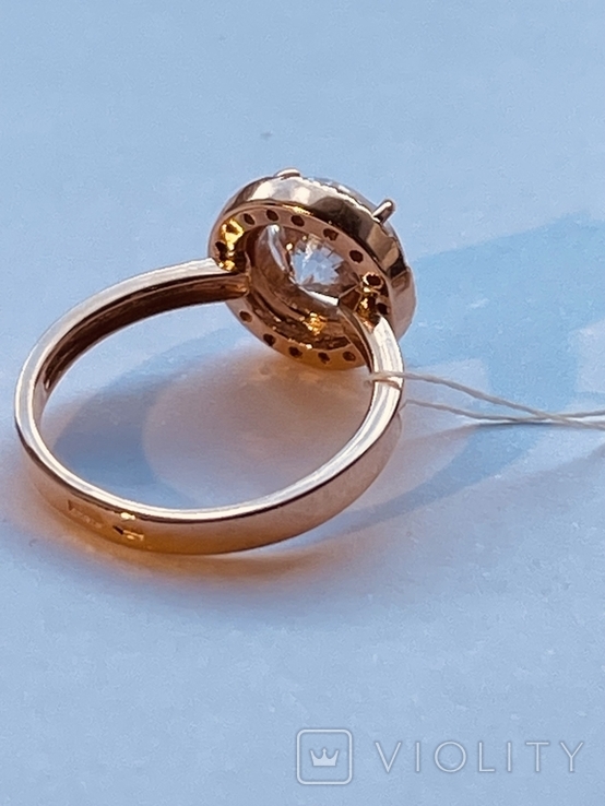 Золотое кольцо 585 пробы, фото №7