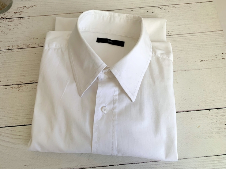 Чоловіча біла класична сорочка, SASCH розмір 40/98, numer zdjęcia 9