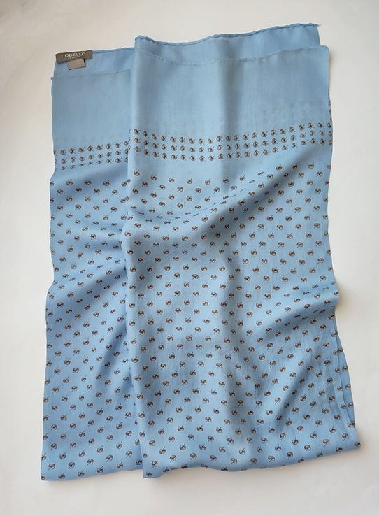 Ексклюзивний шовковий палантин шарф хустка CODELLO, фото №8