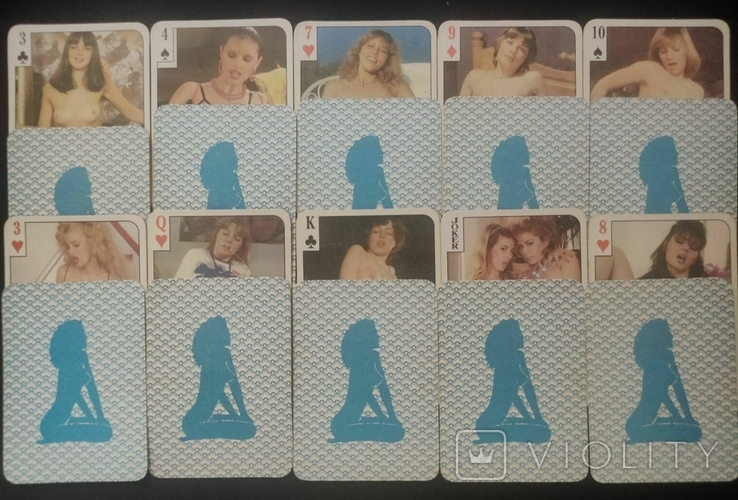 Игральные карты из 90-х De Luxe Playing Cards 54 шт., фото №3