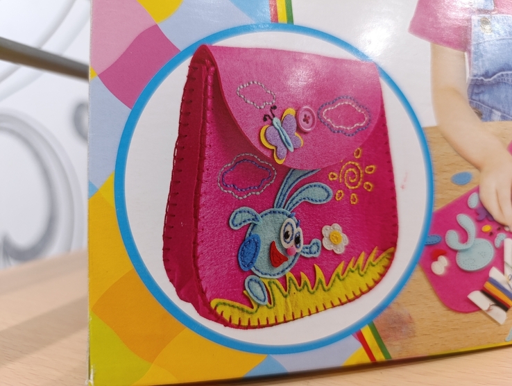 Новий набір для дитячої творчості Рюкзачок з фетра смішарики, photo number 9