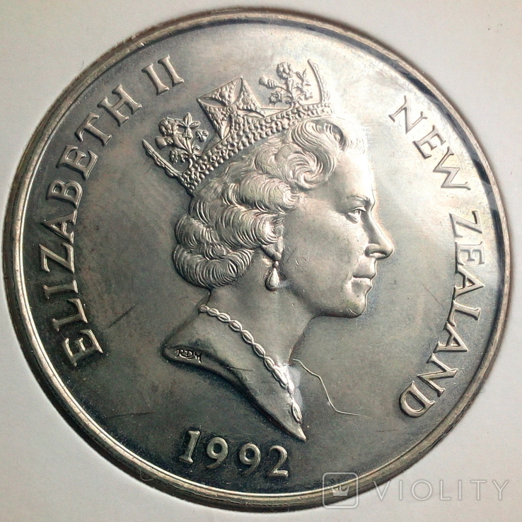 Новая Зеландия 5 долларов 1992 г. Абел Тасман (тираж 20 тыс.), фото №8