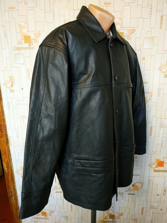 Куртка потужна шкіряна чоловіча HUDSON p-p L, фото №4