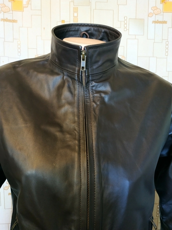 Куртка шкіряна жіноча без ярлика р-р прибл. L, фото №4