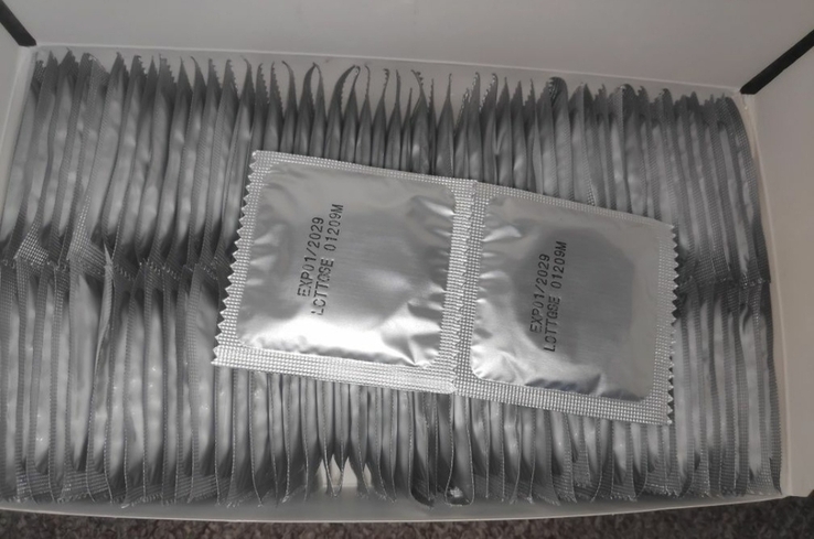 Презервативы для Узи без смазки презервативи УЗД Мedus 100 штук в блоке, photo number 3