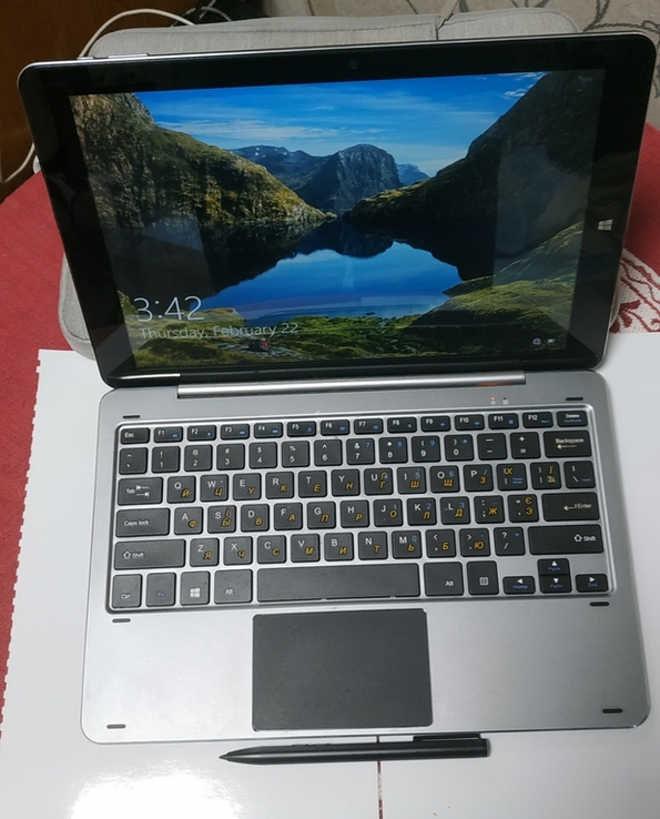 Планшет-ноутбук Chuwi HI 12 Win10+Android 12" c клавиатурой и стилусом, фото №2