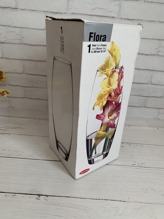 Стекляная ваза для цветов Флора / Flora, photo number 3