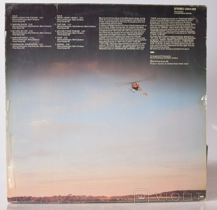 Vinyl - ABBA - Arrival -винил 12" АББА Polydor пластинка с вкладышем, photo number 3