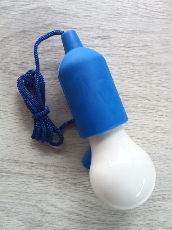 Фонарь-лампа BL 15418 Lampe на шнурке синий, фото №2