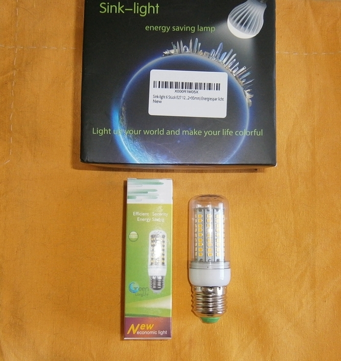 Светодиодная LED лампа MENGS Sink-Light E27, photo number 2