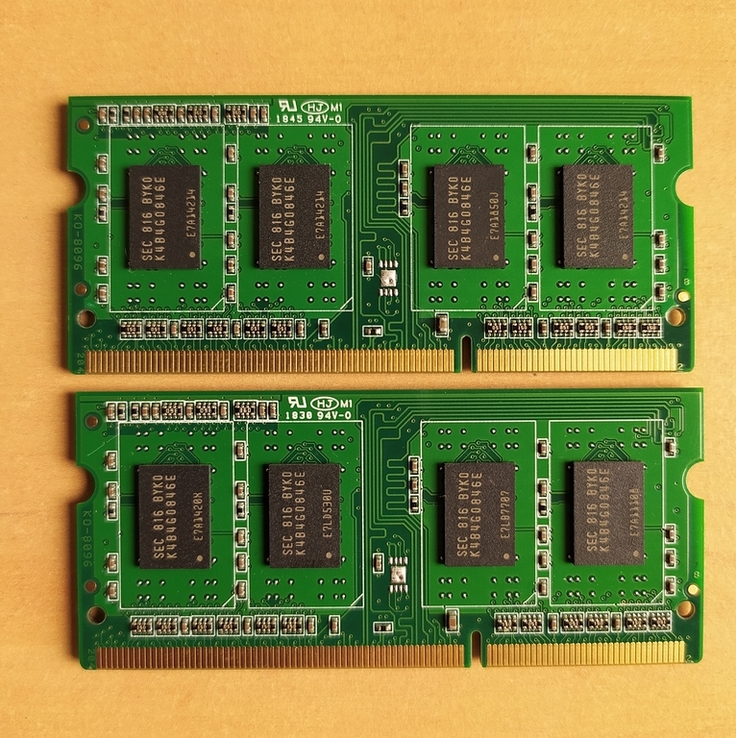 SO-DIMM DDR3 2 модуля по 4 Gb, фото №3