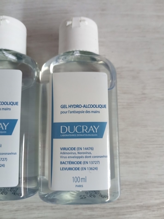 Антисептик для рук ducray gel hydro-alcoolique 100ml 4шт, фото №5