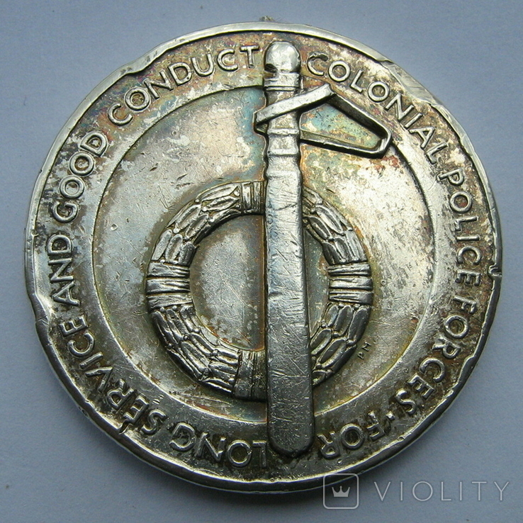Медаль за выслугу лет в колониальной полиции (1937) Танганьика, фото №5