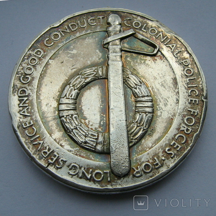 Медаль за выслугу лет в колониальной полиции (1937) Танганьика, фото №7