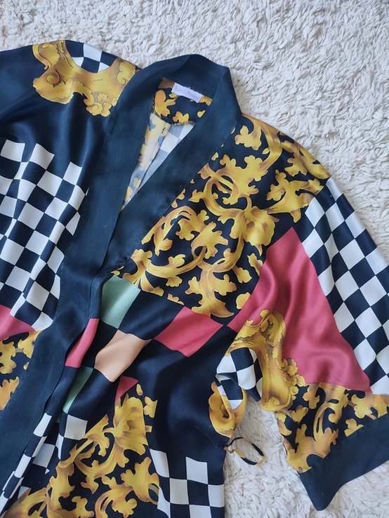 Винтажная шёлковая блуза туника платье в бельевом стиле Alberto Fabiani, numer zdjęcia 10