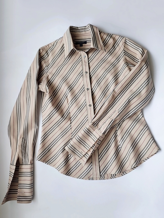 Брендовая рубашка/блузка под запонки от английского бренда класса люкс Burberry оригинал, numer zdjęcia 5