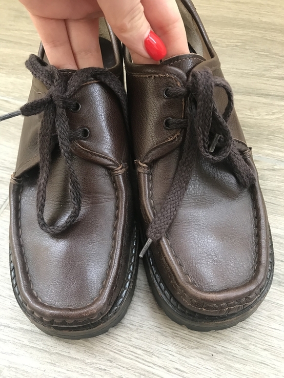Шкіряні туфлі на шнурках Mocassino, фото №3