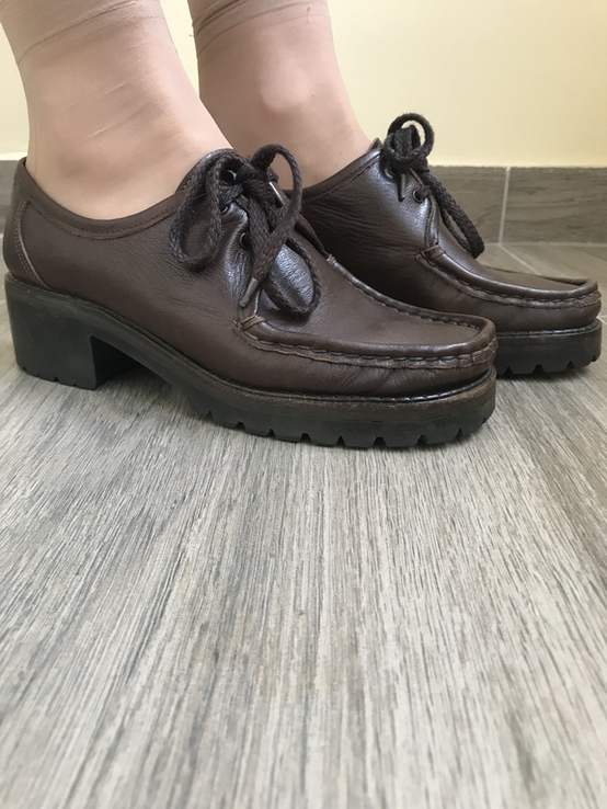 Шкіряні туфлі на шнурках Mocassino, photo number 9