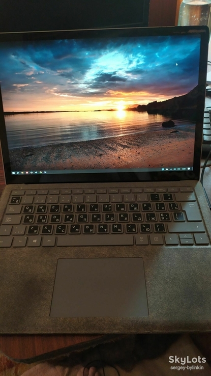 Сенсорний бук Microsoft Surface Laptop. 2k IPS. 256gb m2. 8gb ram, фото №9