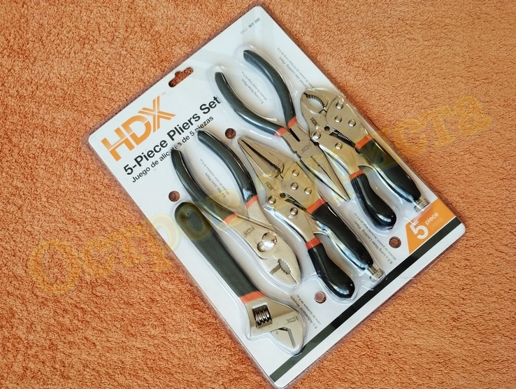 Набір HDX з 5 шарнірно- губцевих інструментів, фото №2