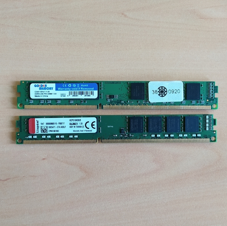 DDR3 2 модуля по 8 Gb, numer zdjęcia 2