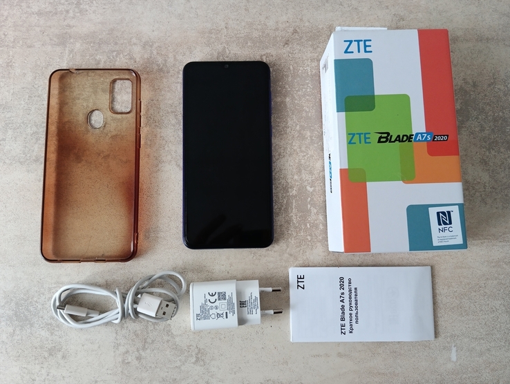 Смартфон ZTE Blade A7S A7020 2020 NFC 64Gb Blue, photo number 7