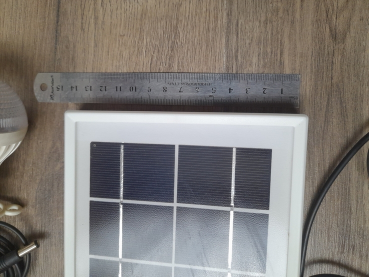 Сонячна панель + 2 лампочки., фото №3