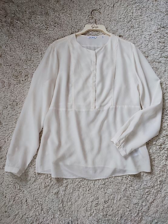 Базова шовкова блуза Caliban, 100% шовк, Італія, photo number 10