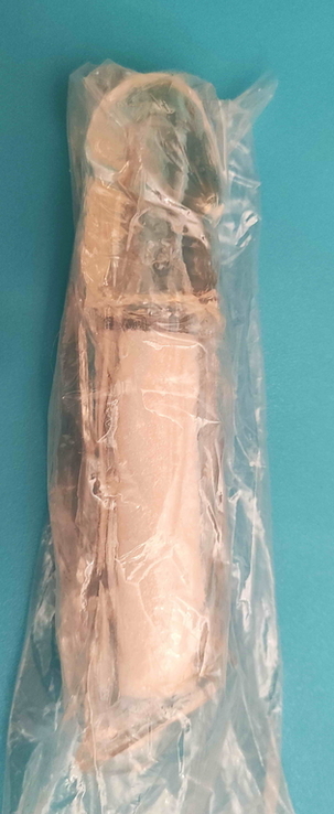 Эректальная насадка на пенис силиконовая (многоразовая, прозрачная). Блиц., фото №5