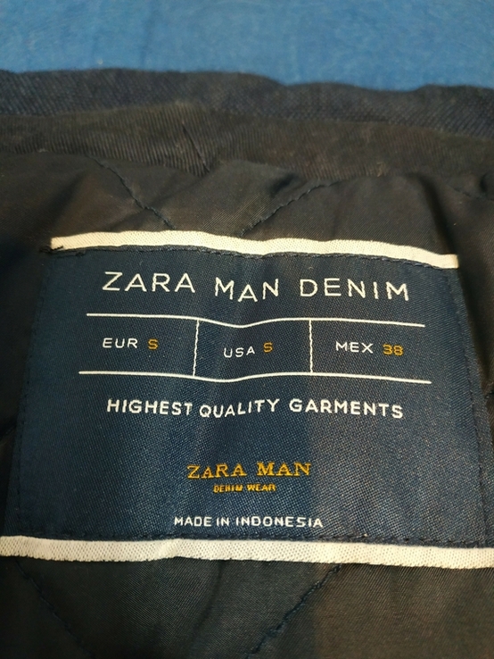 Жилет потужний чоловічий теплий під джинс ZARA p-p S, фото №9