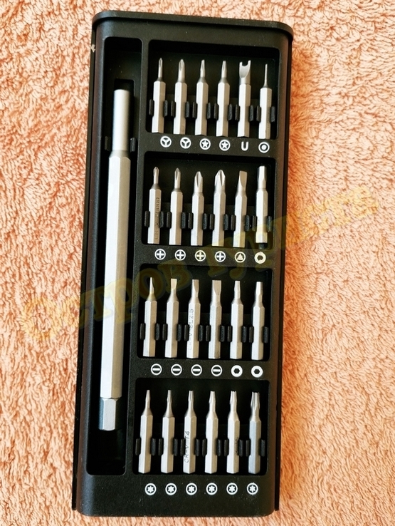 Набір викрутка магнітна з бітами CR-V 24 шт. у пластиковому кейсі, photo number 4