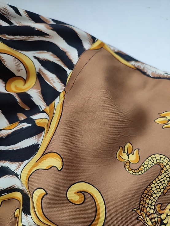Вінтажна шовкова блуза сорочка бренд Rena Lange, оригінал, numer zdjęcia 13