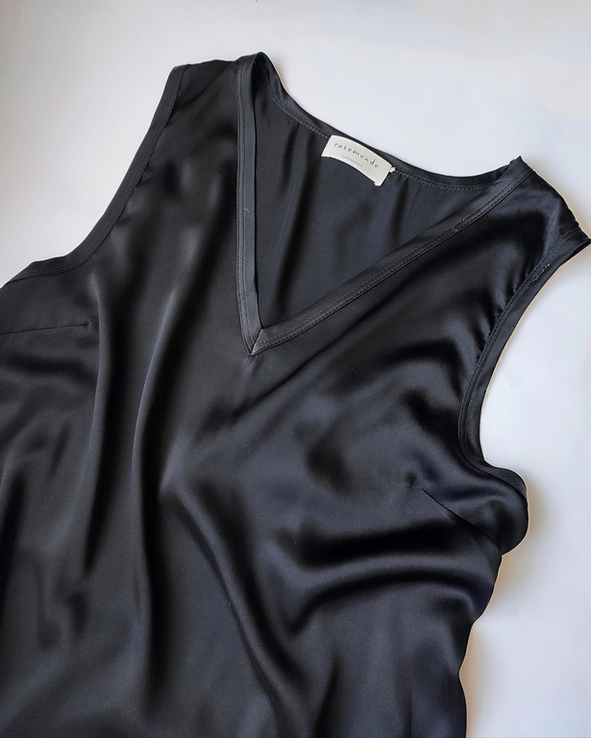 Шовкова блуза майка люксового бренду Rosemunde Copenhagen, фото №3