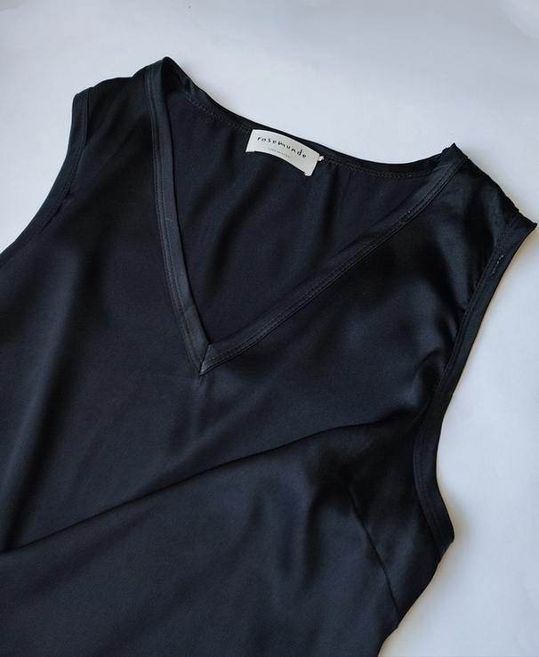 Шовкова блуза майка люксового бренду Rosemunde Copenhagen, фото №11
