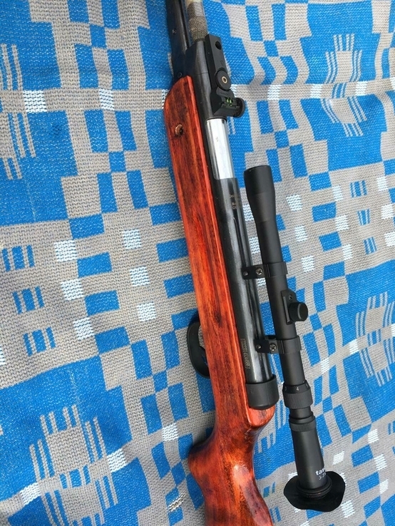 Пневматична гвинтівка Kadar B 3-3 з газовою пружиною та оптичним прицілом, фото №9
