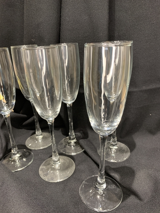 Стаканы бокалы для шампанского комплект флюте, фото №7