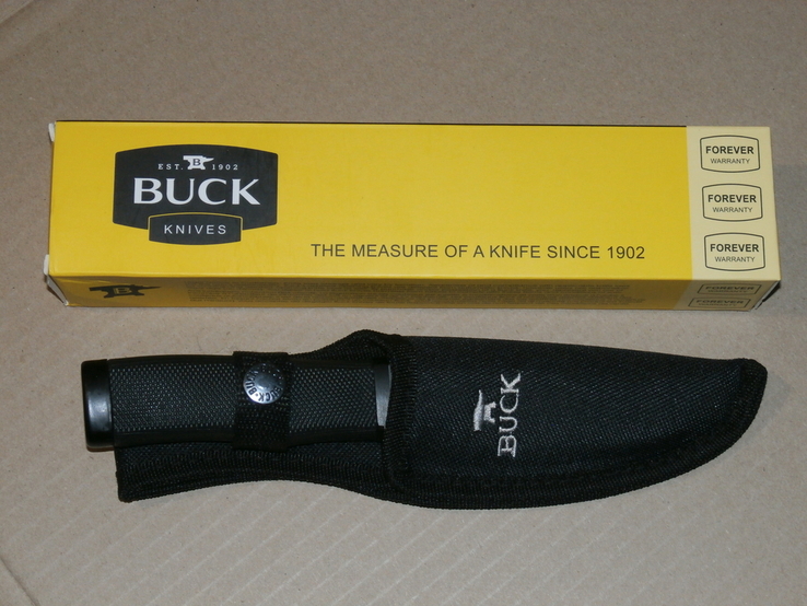 Нож для охоты,рыбалки и туризма Buck Knives Black 1902 220mm, photo number 7