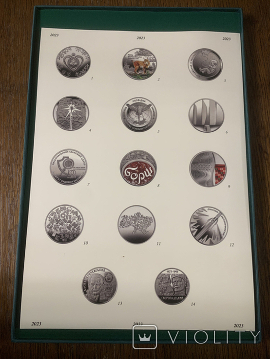 Планшет для монет НБУ 2023 рік, photo number 3